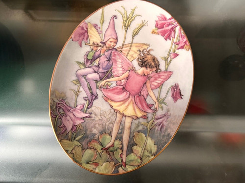 Royal worcester flower - flower, fairies