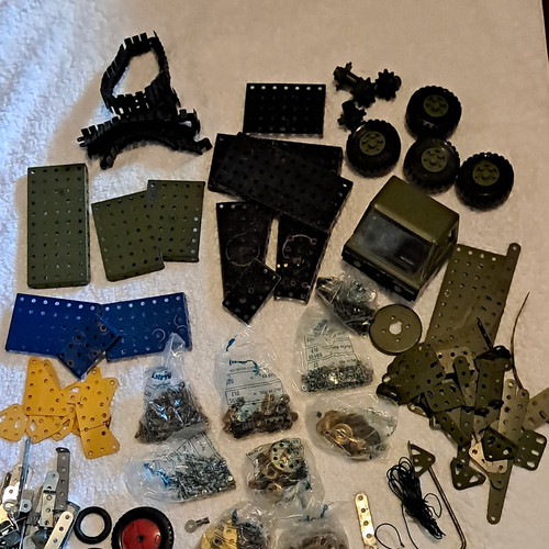 Meccano vintage bulk lot - bulk,