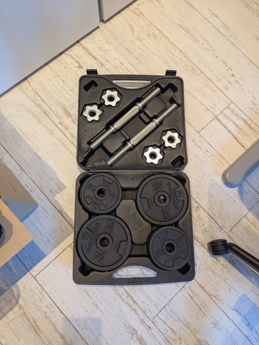 Domyos cast iron dumbbell - iron, set