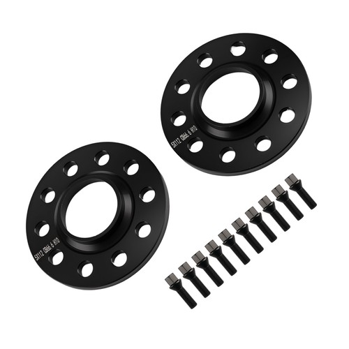 10mm 5x112 black wheel spacers - 5x112,