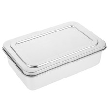  Baking Tray Baking Pan Cake Baking Tray With Lid Stainless Steel - Baked Goods