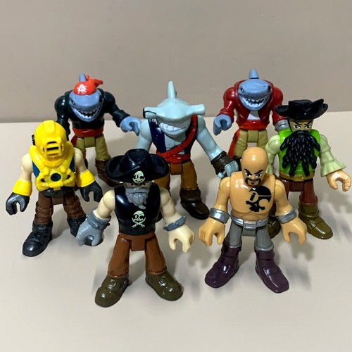 7pcs fisher price imaginext - fisher,