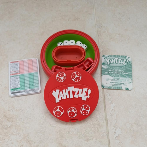 Yahtzee travel dice - dice, in