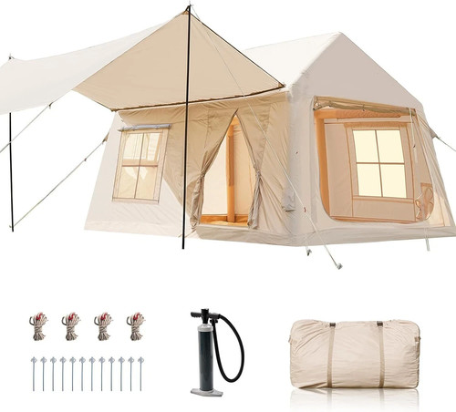 Inflatable man air tent w - man,