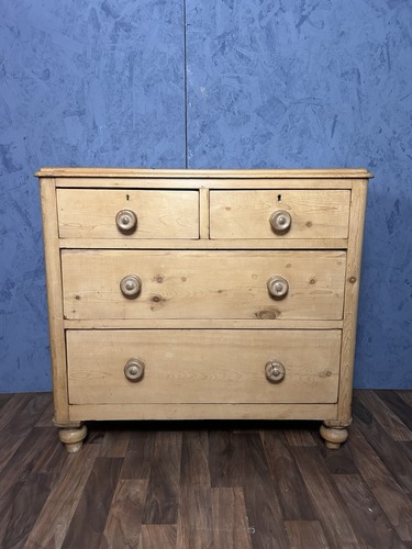 Victorian pine chest - pine, of