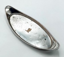 SQUIRREL CREST SNUFFER TRAY c1790 OLD SHEFFIELD PLATE