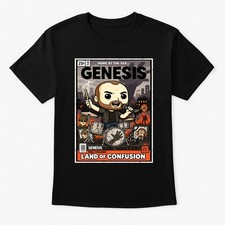 Genesis Land of Confusion Phil Collins Comic Style Rock Unisex Adults & Kids Tee
