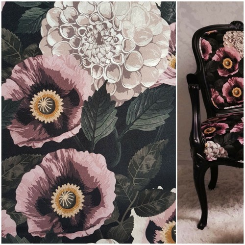Printed velour velvet