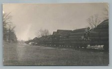 Fully-Loaded Logging Train