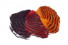 Fly Tying Materials VENIARD Golden Pheasant Tippet 1/2 Collar Dyed, Tippet