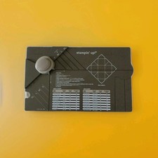 Stampin' Up Gift Box Punch Board Scoring Tool/ Instructions Good Condition Used 