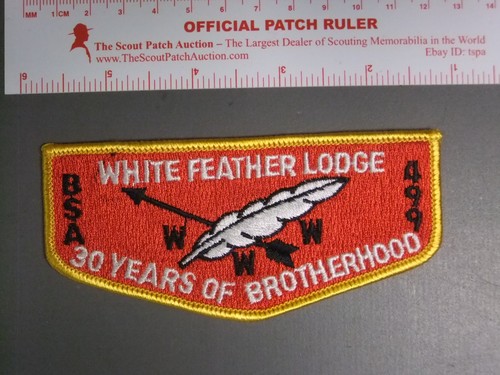 Boy scout 499 white feather - boy,