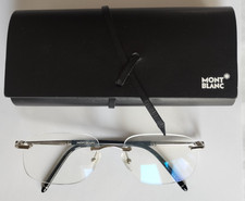 Montblanc Men's Glasses MB0071O 002 56 + Montblanc leather case