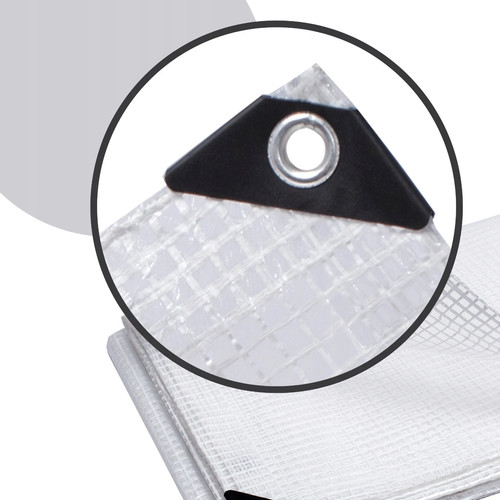 Clear heavy duty tarpaulin - clear,
