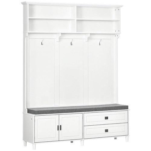 Hall tree with storage - hall,