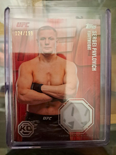 Topps ufc knockout sergei - ufc,