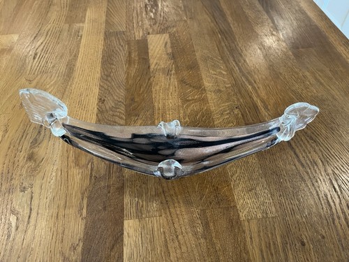 Retro glass ashtray - retro,