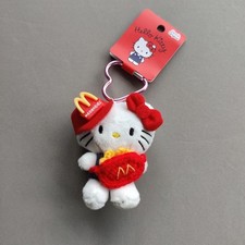 Hello Kitty McDonald's bag charm Plush Figure Toy Keychain 🎈 Xmas Sanrio
