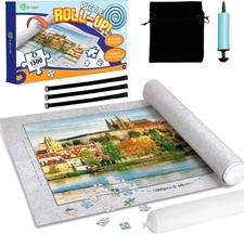 Giant Puzzle Roll-Up Mat Jigsaw Jumbo Large Fun Game Easy Storage 1500 Pieces 