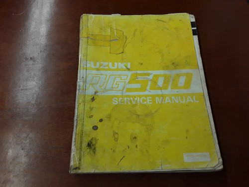 Genuine suzuki rg500 workshop - genuine,