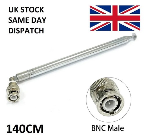 140cm bnc telescopic antenna - bnc,