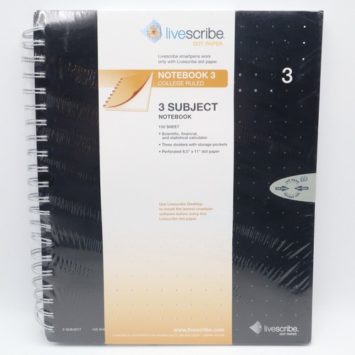 Livescribe subject notebook - 3,