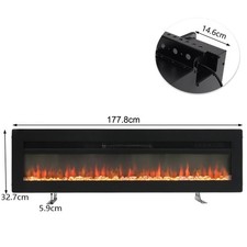 Wall Media Fireplace 50/60/80