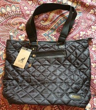 NWT KANGOL Black Quilted