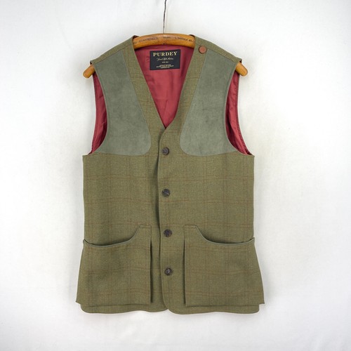 Purdey tweed shooting - purdey, vest