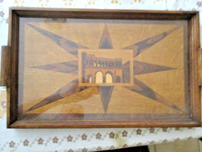 EMILE GALLE signed tray with