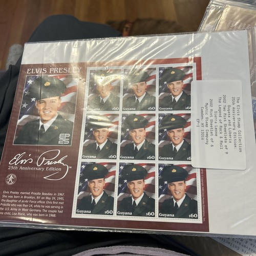 Elvis stamp collection 25th - elvis,