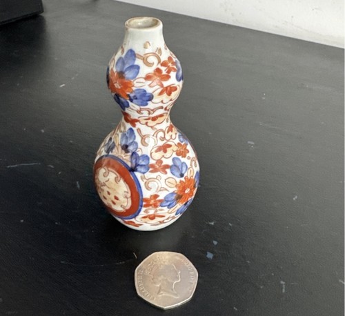 Antique japanese imari double - antique,