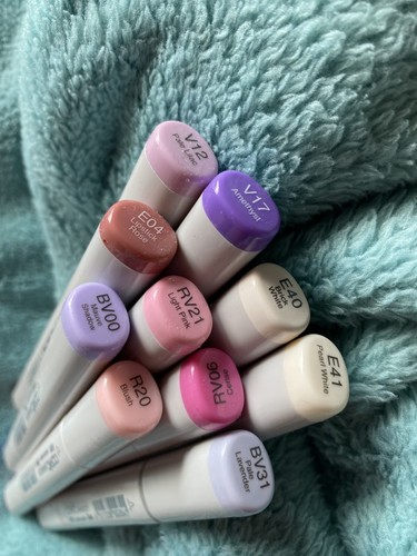 Copic sketch pens pinks and - sketch,