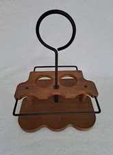 Rustic Wooden Condiments Caddy