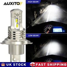 AUXITO 9003 H4 HB2 LED Bulbs Motorcycle Hi Lo and Fog Lights Halogen Replacement