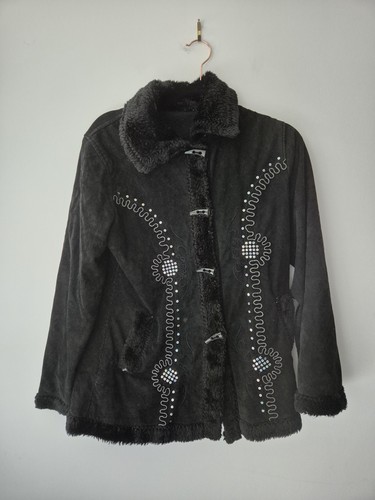 Faux suede sequin - faux, &
