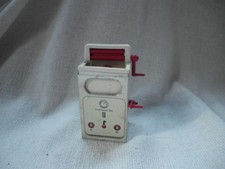 VINTAGE DOLLS HOUSE TINPLATE MANGLE & WASHING MACHINE ~ MADE GT BRITAIN