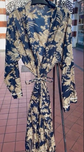 Dressing gown vintage cotton - dressing,