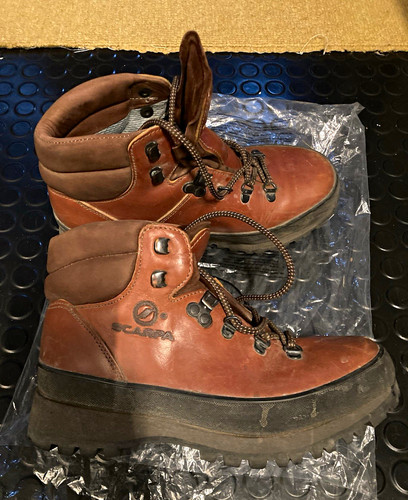 Scarpa brown leather lace - scarpa,