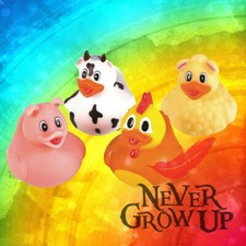 FARM DUCKS 4 DESIGNS Yellow