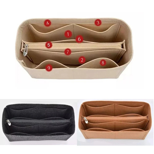 Travel organiser handbag felt - organiser,