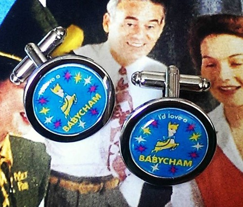 Unique babycham cufflinks - unique,