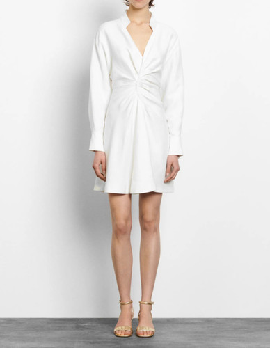 Sandro women ecru viscose - sandro,