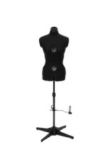 Tailors Dummy Adjustable Torso Dressmaker Female Mannequin Sizes 6 to 22 Black