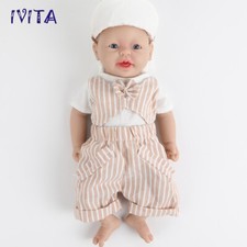 IVITA 15'' Full Body Silicone Reborn Baby Doll Realistic Boy Doll
