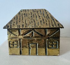 Vintage Wooden Brass Bound Tea