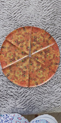 Melamine pizza slice shape - pizza,