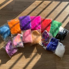 Packet of 50 Coloured Feathers - Large Selection of Colours Available