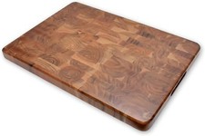 Large Cutting Board  Acacia Wood End Grain Chopping Board Butcher Block