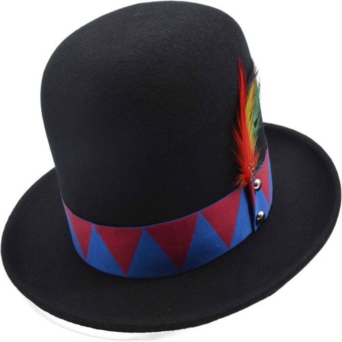 Tall bowler hat - bowler, hat-100%wool-satin